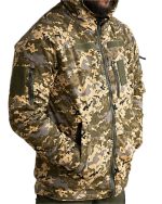 Зимова тактична куртка Softshell + Omni-Heat -20°C Піксель ММ-14 - Зображення 4