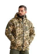 Зимова тактична куртка Softshell + Omni-Heat -20°C Піксель ММ-14 - Зображення 7