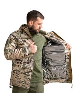 Зимова тактична куртка Softshell + Omni-Heat -20°C Мультикам - Зображення 2