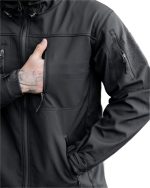 Демісезонна тактична куртка Maximus Softshell Dark Grey - Зображення 8