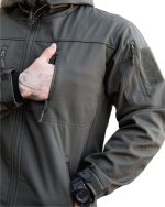 Демісезонна тактична куртка Maximus Softshell Olive - Зображення 9