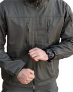 Демісезонна тактична куртка Maximus Softshell Olive - Зображення 7