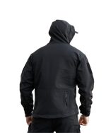 Демісезонна тактична куртка Maximus Softshell Black - Зображення 4