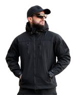 Демісезонна тактична куртка Maximus Softshell Black