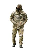 Зимовий тактичний костюм Gamma Force Softshell + Omni-Heat + Slimtex Мультикам - Зображення 2