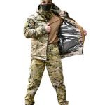 Зимовий тактичний костюм Gamma Force Softshell + Omni-Heat + Slimtex Мультикам