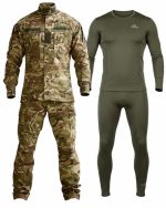 Комплект Тактичний костюм та термобілизна Vaude Multicam MM-25