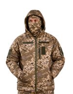 Зимова тактична куртка Softshell + Omni-Heat -20°C Піксель - Зображення 9