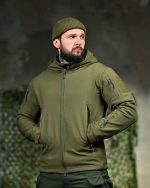 Демісезонна тактична куртка Silver Knight Windstopper Softshell Olive - Зображення 3