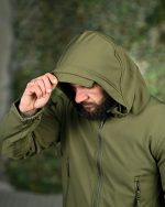 Демісезонна тактична куртка Silver Knight Windstopper Softshell Olive - Зображення 7
