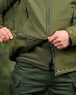 Демісезонна тактична куртка Silver Knight Windstopper Softshell Olive - Зображення 9