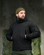 Демісезонна тактична куртка Silver Knight Windstopper Softshell Black - Зображення 2