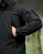 Демісезонна тактична куртка Silver Knight Windstopper Softshell Black - Зображення 8