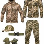 Тактичний костюм демісезонний 6в1 StabiTex Softshell Rip-Stop Піксель ММ-14