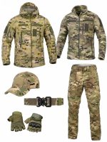 Тактичний костюм демісезонний 6в1 StabiTex Softshell Rip-Stop Мультикам ММ-25