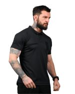 Футболка поло тактична ЗСУ Coolmax Black - Зображення 3
