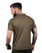 Футболка поло тактична ЗСУ Coolmax Olive - Зображення 3