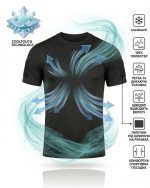 Тактична потовідвідна футболка Samuray Cooltouch Black - Зображення 6