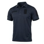 Тактична футболка-поло Lacoste Sport ДСНС Синя