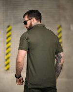 Тактична футболка-поло Lacoste Sport Olive - Зображення 3