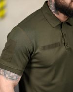 Тактична футболка-поло Lacoste Sport Olive - Зображення 2