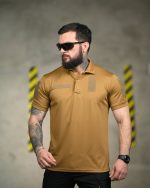 Тактична футболка-поло Lacoste Sport Coyote - Зображення 2