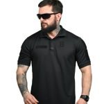 Тактична футболка-поло Lacoste Sport Чорна