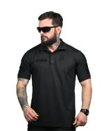 Тактична футболка-поло Lacoste Sport Чорна