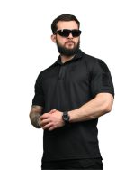 Тактична футболка-поло Lacoste Sport Чорна - Зображення 6