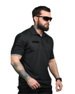 Тактична футболка-поло Lacoste Sport Чорна - Зображення 5