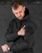 Демісезонна тактична куртка Silver Knight Windstopper Softshell Black - Зображення 4