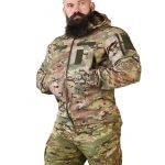 Демісезонна тактична куртка Softshell Multicam