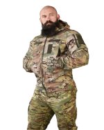 Демісезонна тактична куртка Softshell Multicam