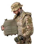 Тактична плитоноска з підсумками Cordura 4 точки скидання Мультикам - Зображення 10