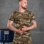 Тактична футболка бавовна піксель ВТ6782