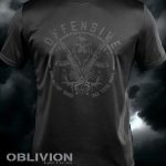 Тактична футболка для відведення поту Oblivion black Defensive ДЛ6588