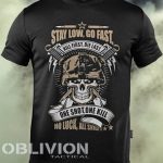 Тактична футболка Oblivion «Go Fast» чорна