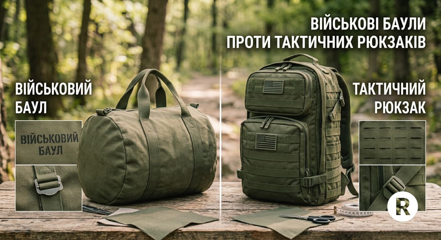 Військові баули чи тактичні рюкзаки: що обрати 2 Військовий баул чи тактичний рюкзак — Військові баули чи тактичні рюкзаки: що обрати