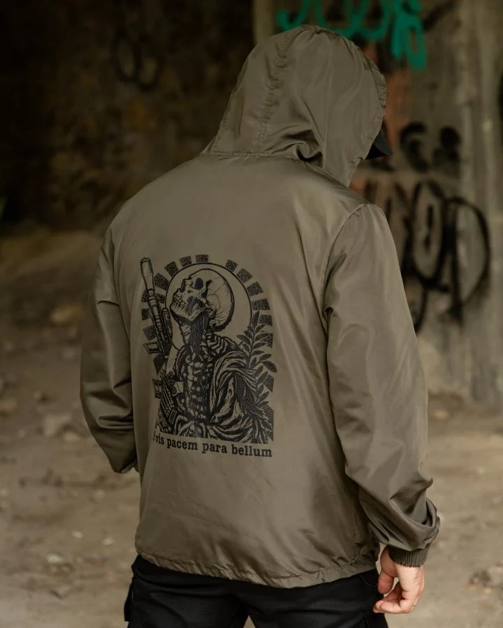 Вітровка в стилі мілітарі BORN OF WAR para bellum олива ВТ5445