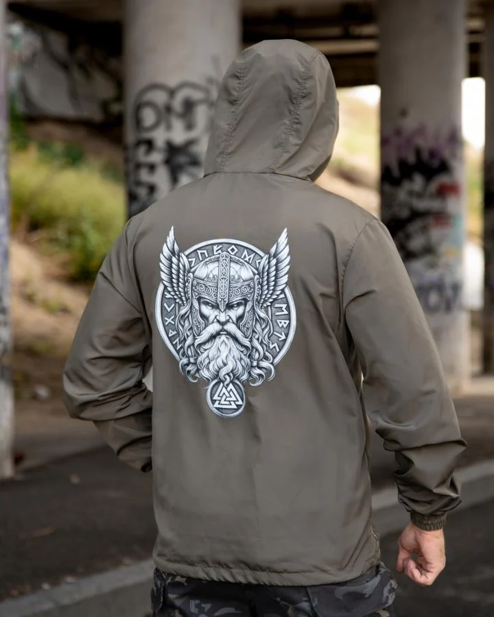 Вітровка в стилі мілітарі BORN OF WAR Odin oliva ВТ5625
