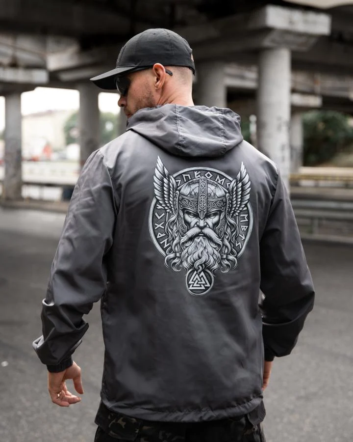 Вітровка в стилі мілітарі BORN OF WAR Odin grey ВТ5637