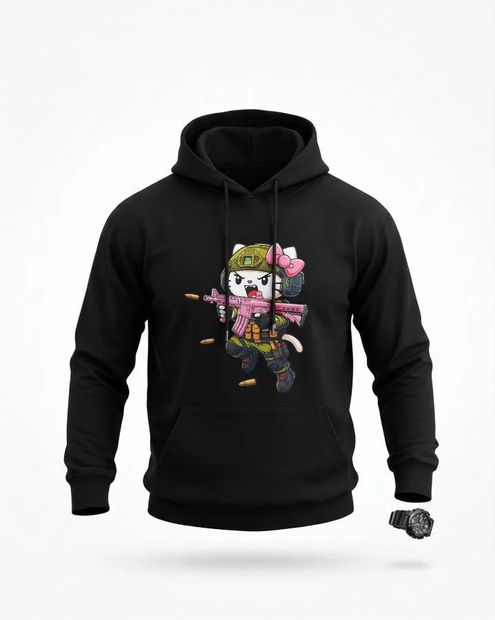 Мілітарі худі TRENASH Warrior black ТР6096