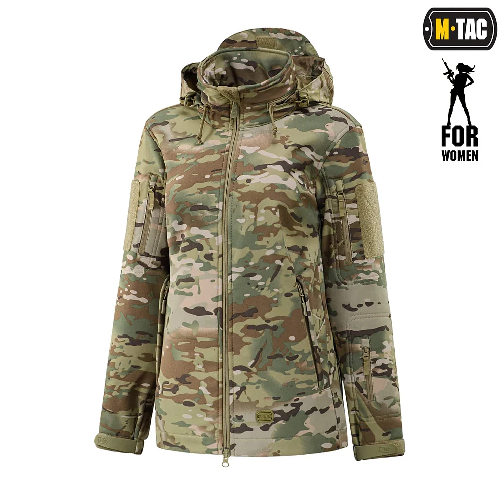 M-Tac куртка Soft Shell Lady MC, Камуфляж, XXS