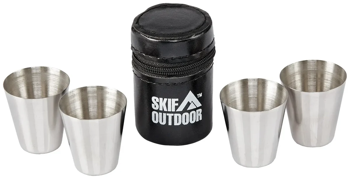 Набір чарок Skif Outdoor Quadroset 4шт, Silver
