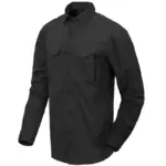 Рубашка Helikon Defender Mk2 PolyCotton Ripstop Long Sleeve, Black