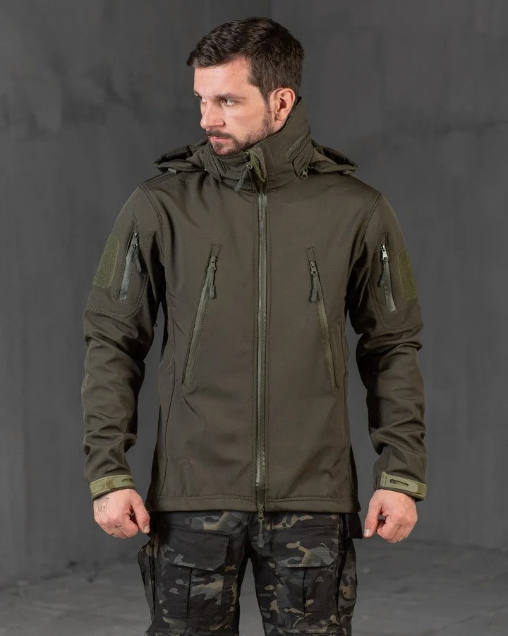 Тактична куртка софтшел Kord second generation oliva ВТ4675