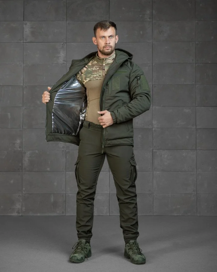 Зимовий тактичний костюм Zero Omni-Heat oliva ВТ7967