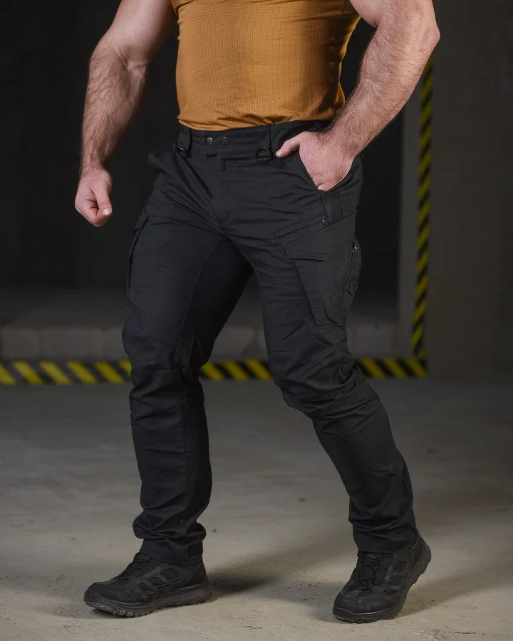 Тактичні штани HUNTER black ВТ4998