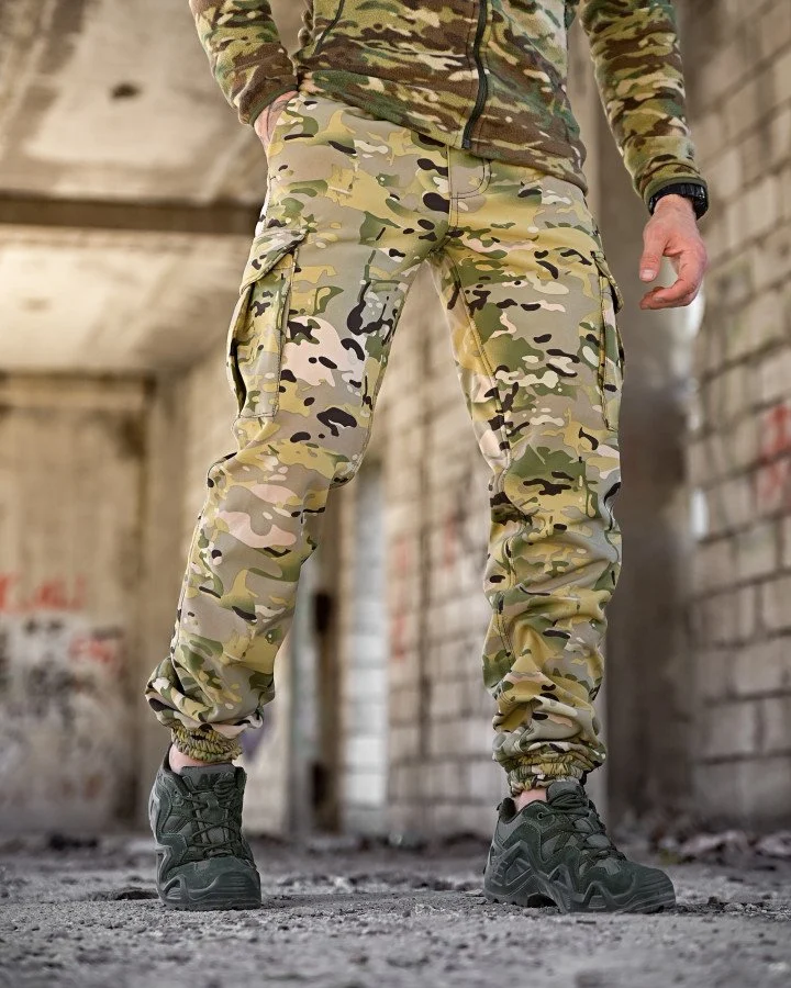 Зимові штани soft shell BANDIT мультикам ТР6411