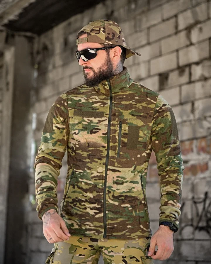 Тактичний флісовий светр PATRIOT мультикам ОР1215